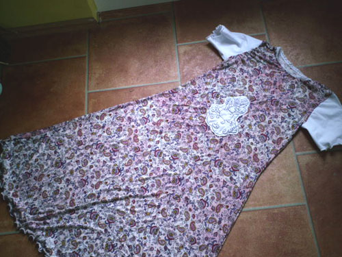 Paisley- Nachthemd mit ...