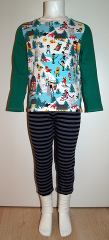 Winterlicher Schlafanzug