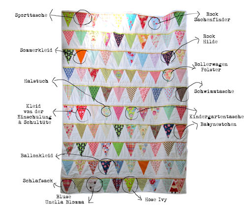 Geschafft! Eine groe Patchworkdecke
