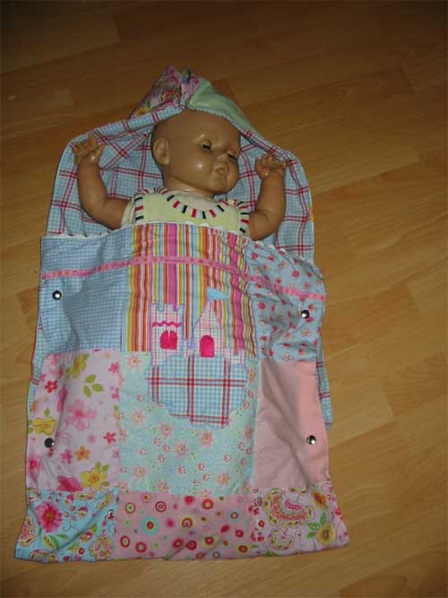 Einschlag Babydecke