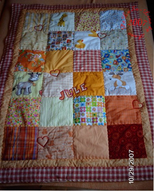 Taufgeschenk Patchworkdecke
