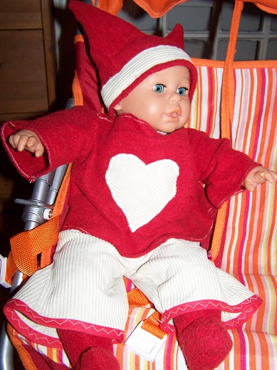 kuscheliges Puppenoutfit
