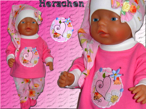 Herzchenset fr Baby Born