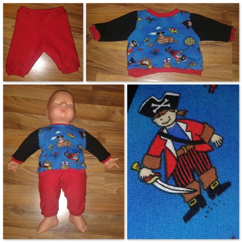 Puppenkombi Piraten