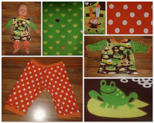 Puppenkombi Froschknig