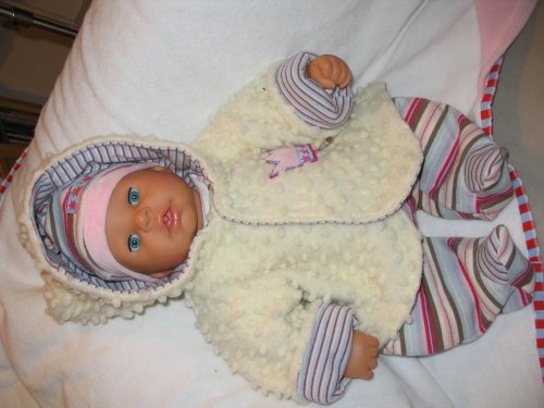 anabel met winterjas