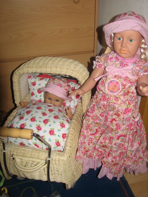 Einschulungskleid fr Puppe