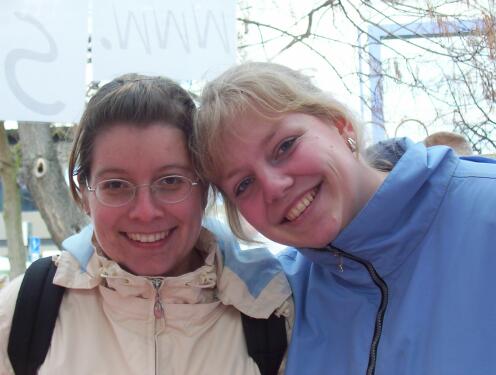 Das sind wir: Nicole & Anja