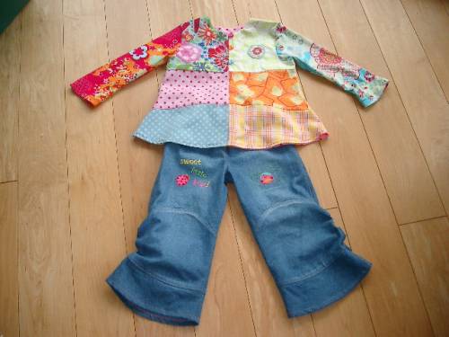 Dortje Jeans mit gepatchter Taja