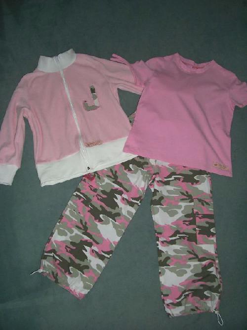 Camo-Kombi in rosa