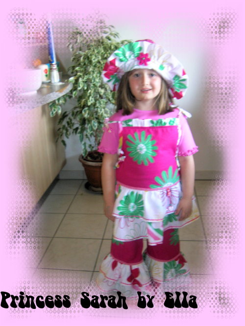 zweiteiler pink und wild gemustert