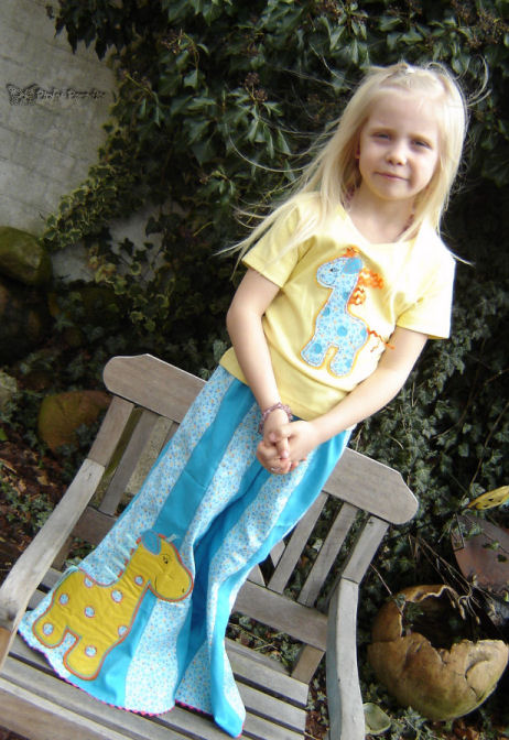 Giraffenkombi am Modell