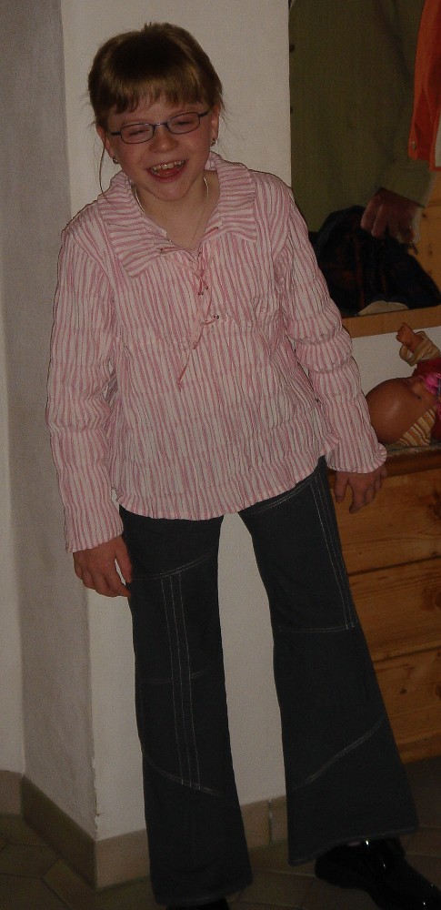 Nochmals Jeans  la Carbone mit Taja - angezogen