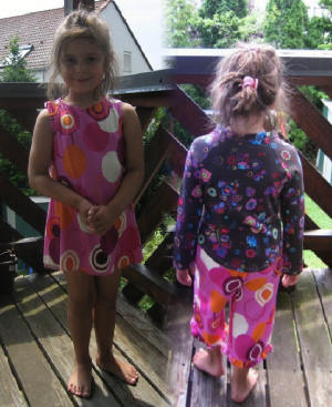 Hier das Kleidchen noch und 2.Zoe