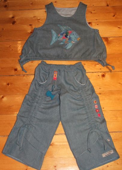 Jeanskombi "Fisch"