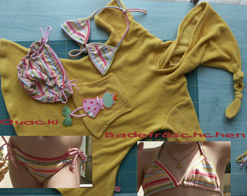 Olivia Schwimmbadkleid und Bikini