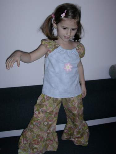 4-teilige Kombi Bluse und Hose