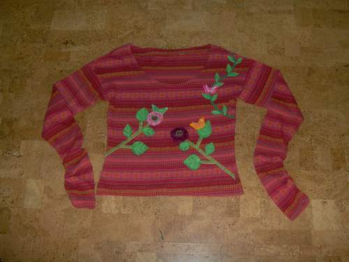 Blumenpulli fr Gre