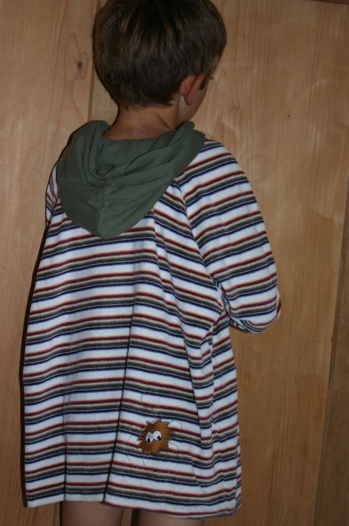 Pullover von hinten