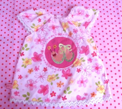 Bluse / Tunika mit "Wrmchen" ;o)