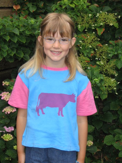 Silke mit ihr lieblingstier....