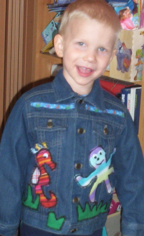 Hier ist die Meeresjacke mit Inhalt.