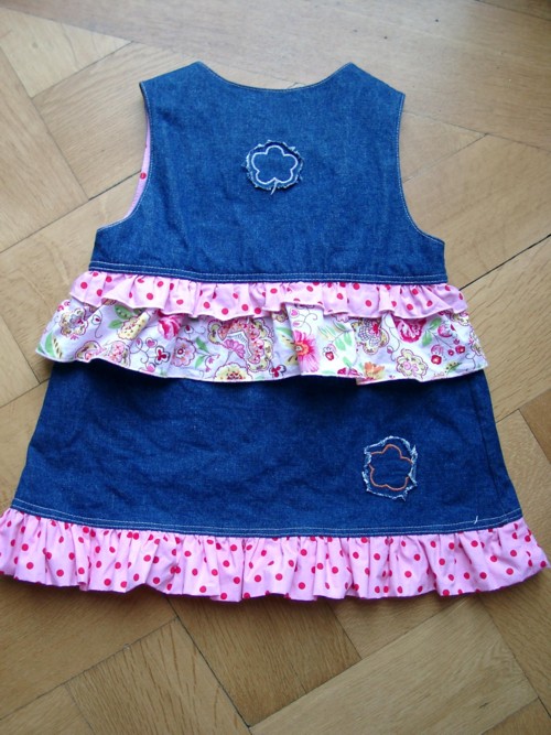 Greetje-Kleid von hinten
