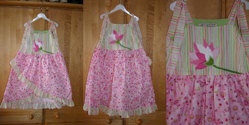 Blumenkleid nach einem Bizzkidsschnitt