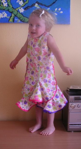 Sommerkleid aus Baumwolle mit Redondo-Rock