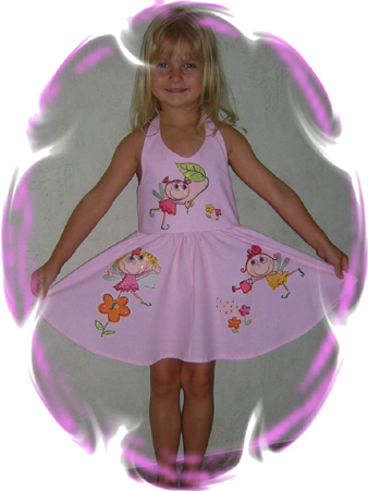 Neckholder  mit " Glitzer Elfi"...