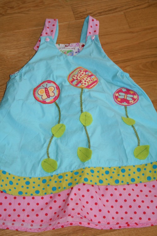 Kleid von hinten