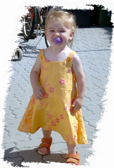 Mein Wickel - Schrzenkleid