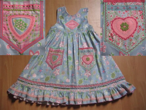 Schildkrtenkleid von hinten
