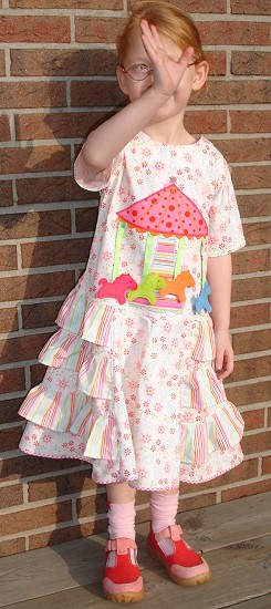 Pony-Karussell - Kleid