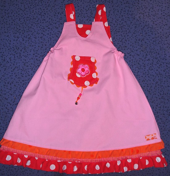 Bienchen - Kleid von hinten