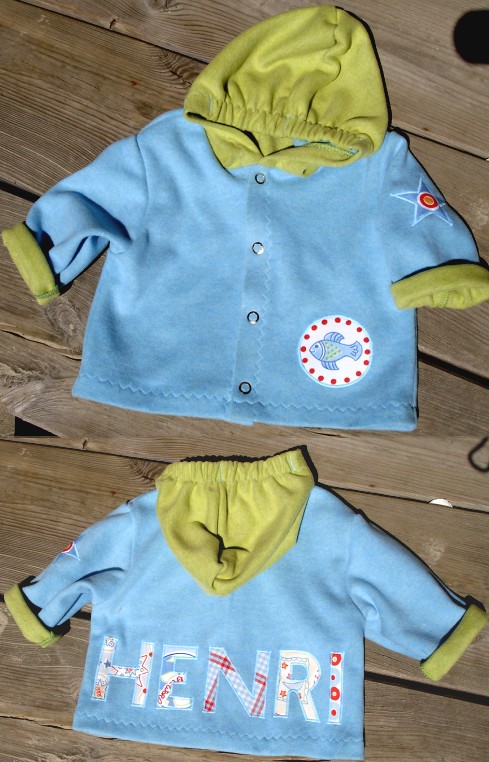 Mal wieder eine Babyjacke...