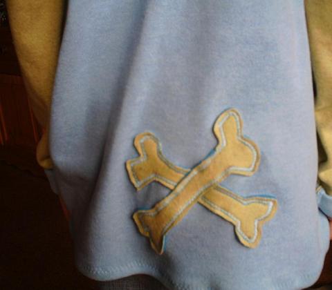 Applikation Sweat von Hinten..