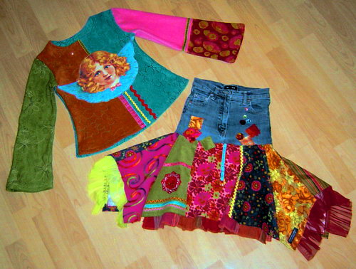 Bunt a la Pippi Langstrumpf...