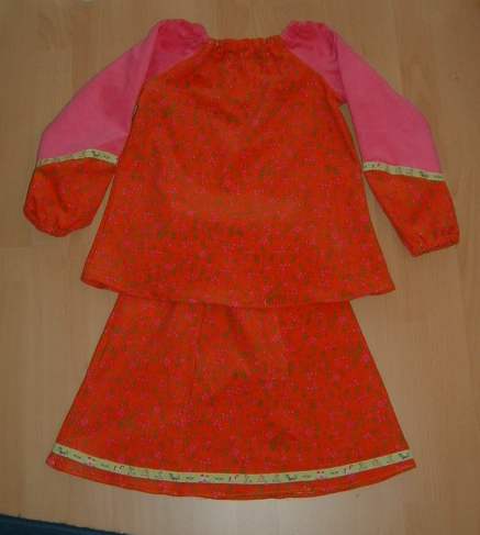 Rock Kombi in pink/ Orang
