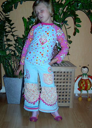 Tddelhose kunterbunt