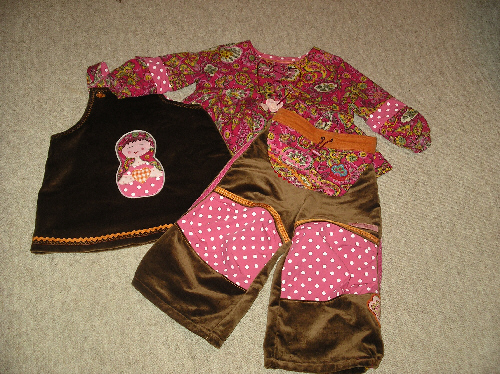 Herbstkombi in braun