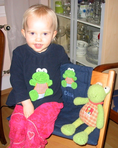 Kuscheltier-Kombi mit Frosch