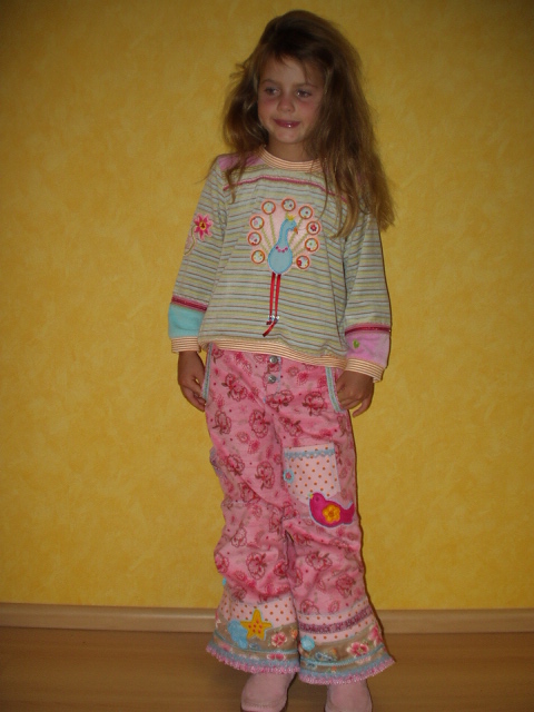 Lieblingshose mit Pfauennicky