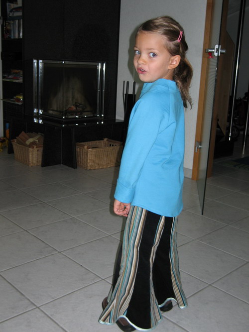 Paula mit Zoe - nochmal von hinten