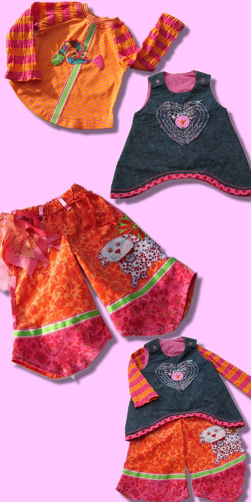 Ein bichen orange/pink