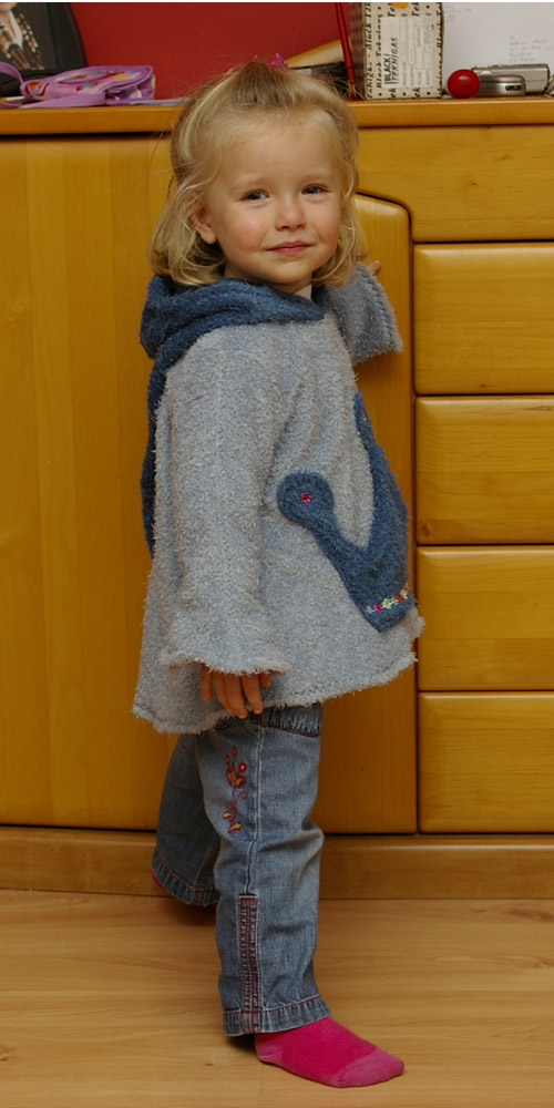 Hier noch einmal am Model