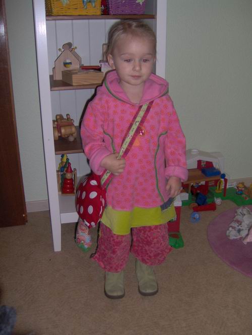Sina in Imke mit Pilztasche