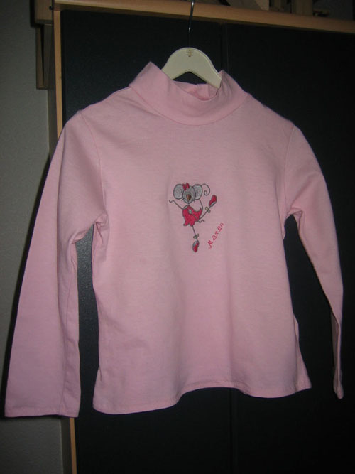 Shirt mit Ballet Maus