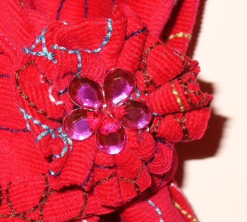 blume zu der Bindejacke