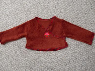 Larima als Wickelpulli
